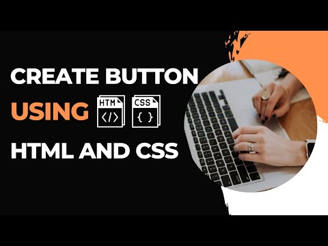 How to create clickable button using HTML and CSS | Create button using ...