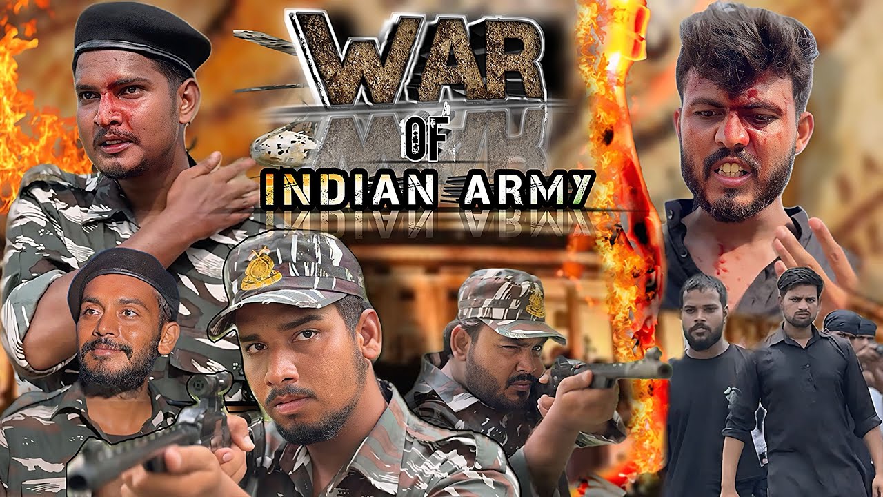 THE WAR OF INDIAN ARMY🇮🇳|| Mission independence day || Nawabzade Army ||