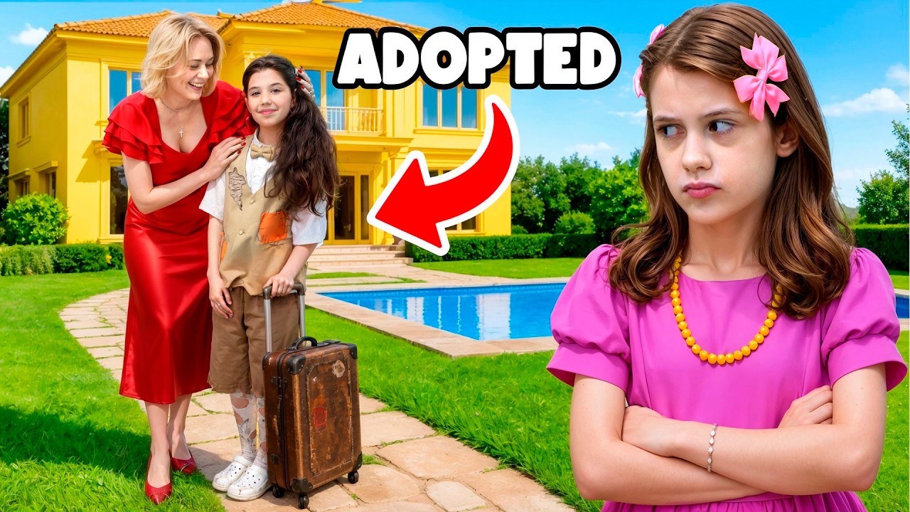 Rich vs Poor Adopted Girl + MORE adventures for kids 