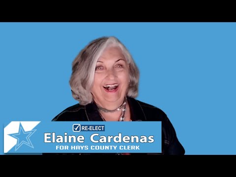 ELAINE CARDENAS for County Clerk