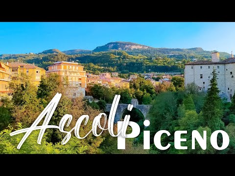 INCREDIBLE ASCOLI PICENO. Italy - 4k Walking Tour around the City - Travel Guide. #Italy