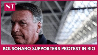 Live: Bolsonaro Supporters Protest in Copacabana Against Lula Govt | Brazil Politics