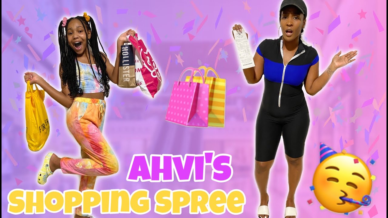 I TOOK AHVI ON A MINI SHOPPING SPREE FOR HER BIRTHDAY!! - YouTube