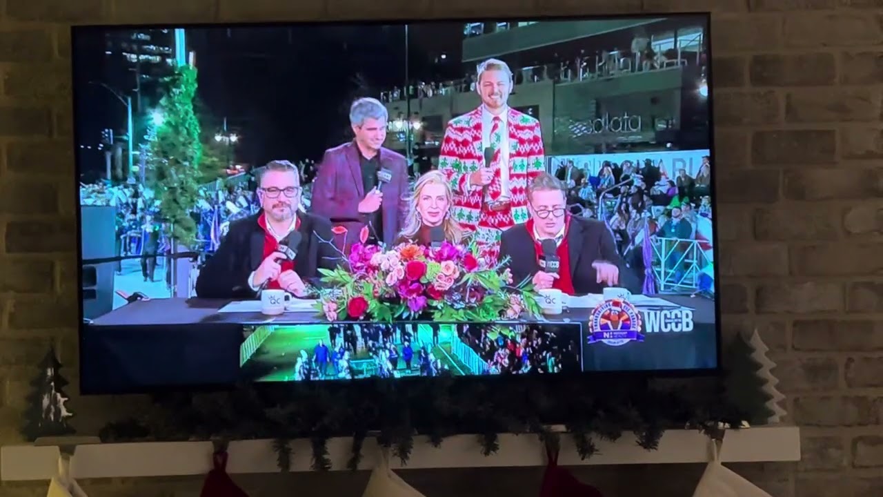 Ardrey Kell Mighty Knights Marching Band at the Novant Thanksgiving Parade