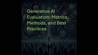 Generative AI Evaluation: Metrics, Methods, and Best Practices