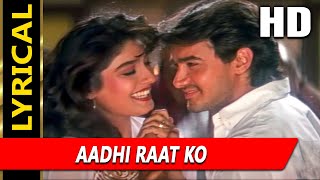 Aadhi Raat Ko Palko Ki With Lyrics | Lata Mangeshkar, Amit Kumar | Parampara 1993 Songs | Aamir Khan