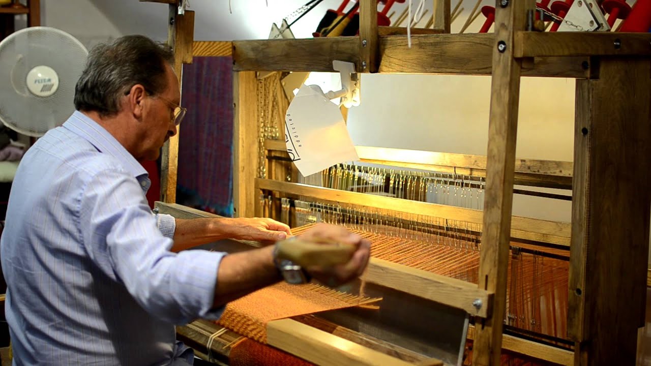 Silk Loom in Siena, Italy July 9, 2011 YouTube