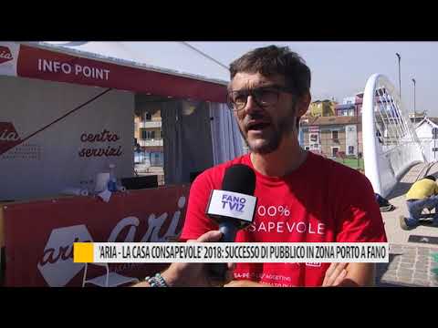 ARIA - La casa consapevole 2018: successo di pubblico al Lido di Fano