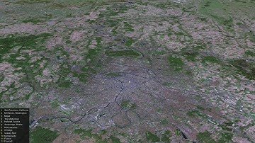 osgEarth France Tiled Buildings