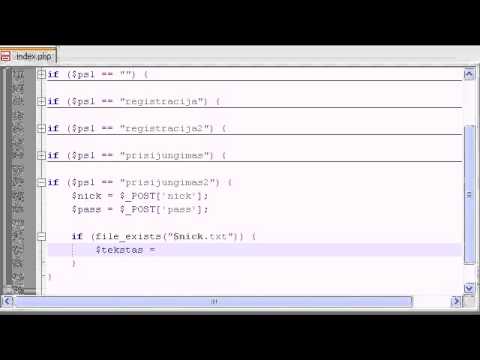 PHP pamokos   21   Registracijos ir prisijungimo sistema