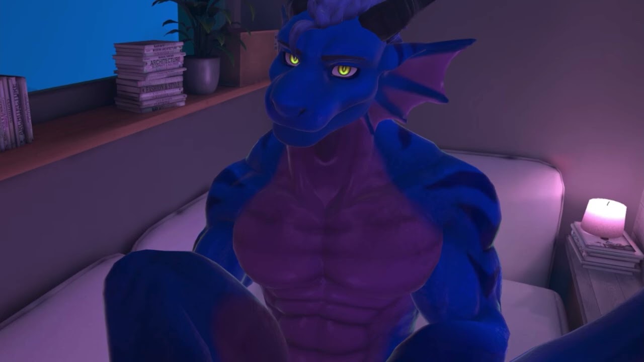 Furry breathing and burping asmr, cut for looping