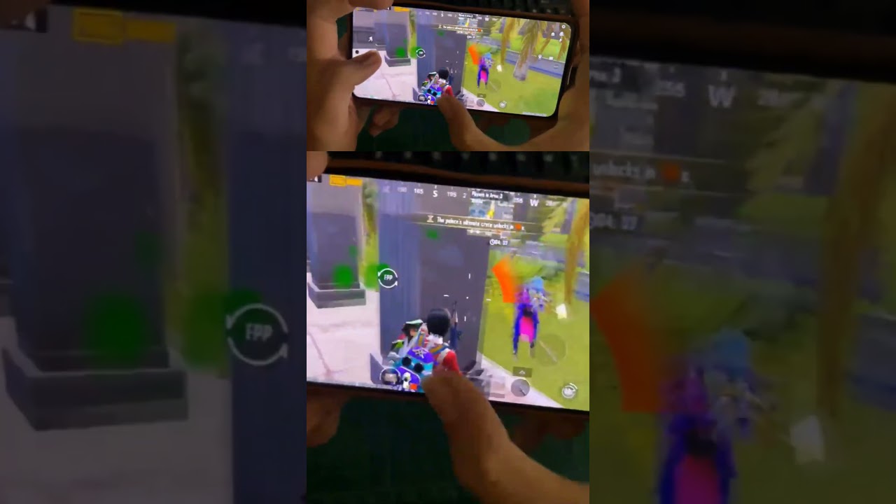 HANDCAM POCO F4 PUBG 1 VS 4 