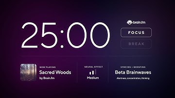 Focus music ⚡ 30 minute Pomodoro deep work session 🍅 Music for maximum focus by Brain.fm