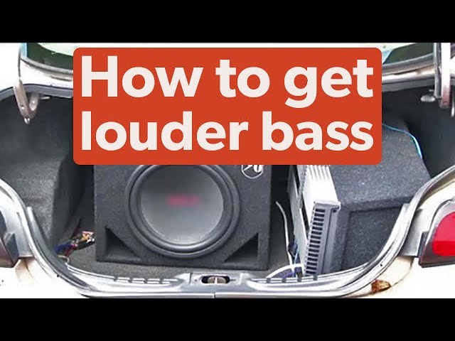 How to position your subwoofer for loud bass | Crutchfield video class=