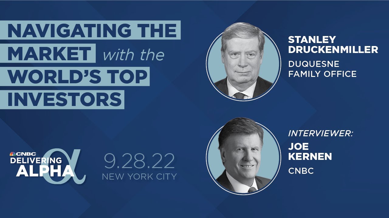 Investing icon Stanley Druckenmiller sits down with Joe Kernen at CNBC's Delivering Alpha