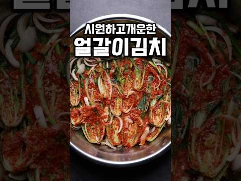 시원하고맛있는 <strong>얼갈이김치</strong> #shrots