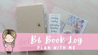 B6 Book Log Plan With Me | RachelBeautyPlans