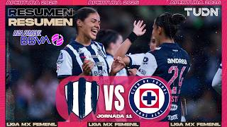 Highlights and goal - Rayadas vs Cruz Azul | Liga Femenil - Matchday 11 Apertura 2026 | TUDN
