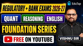 RBI Grade B 2026 Foundation Series Launched | Free Quant, Reasoning and English Classes