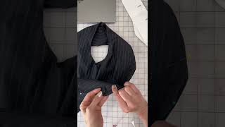How to line up buttons to button holes.