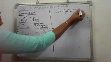 Characteristics of solids/ Mechanical Unit operations