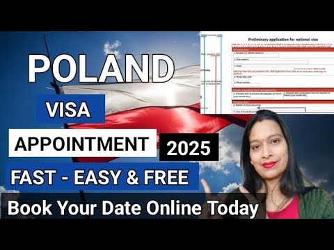 POLAND VISA APPOINTMENT 2025 BOOKING ONLINE||FAST EASY AND FREE||POLAND ...