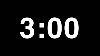 3 Minutes Countdown - 180 Seconds Timer