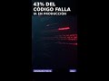 43% del código IA falla en producción: la verdad incómoda #Shorts