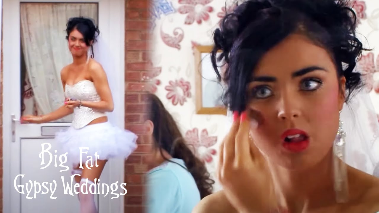 16-летняя девушка готовится к девичнику | Большая цыганская свадьба