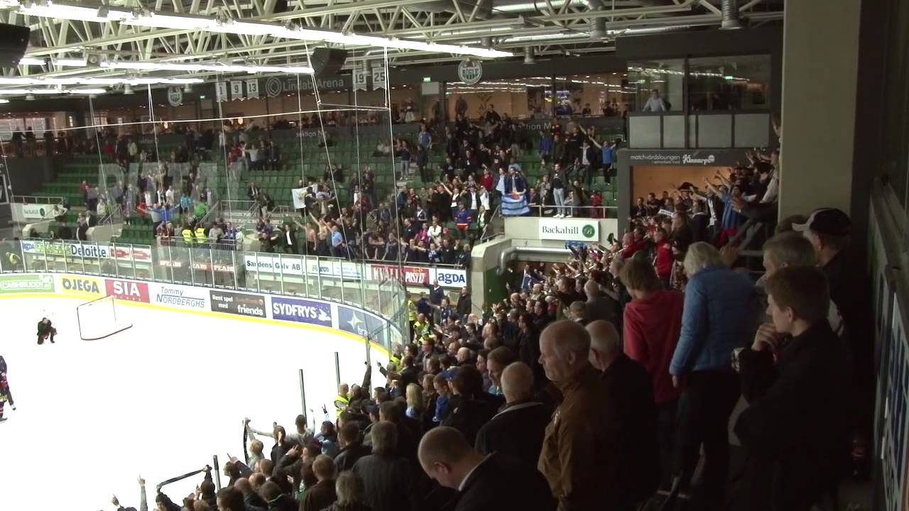 Segerjublet efter matchen