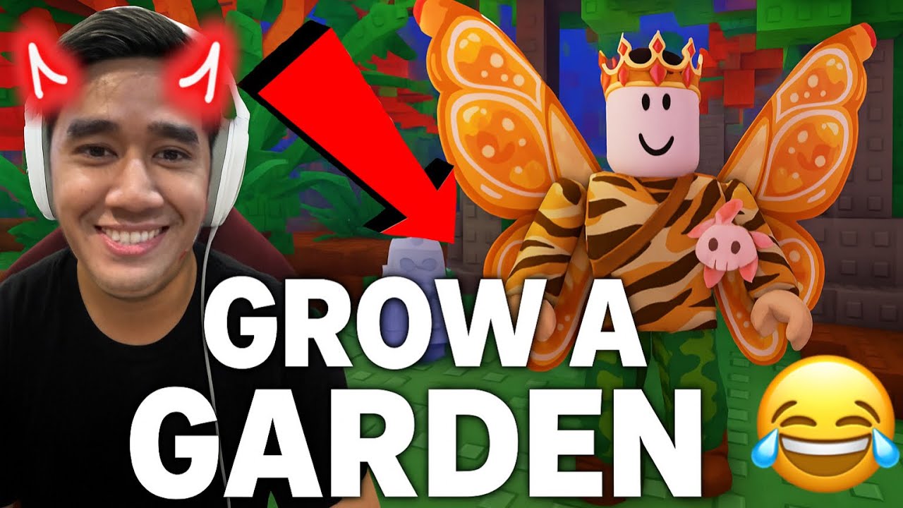 AKU MAIN TIPU GROW A GARDEN 😂 TERUS JADI KAYA 😈