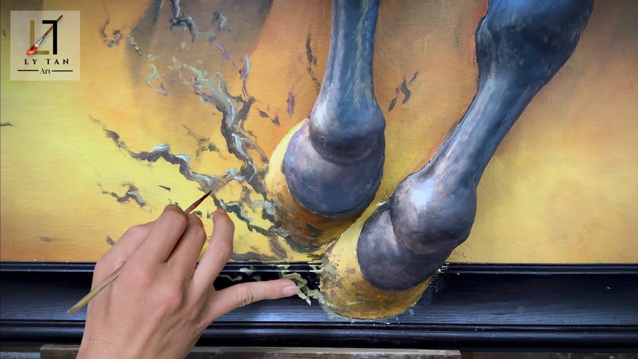 Я не просто нарисовала лошадь — я позволила ей выйти за пределы рамы.