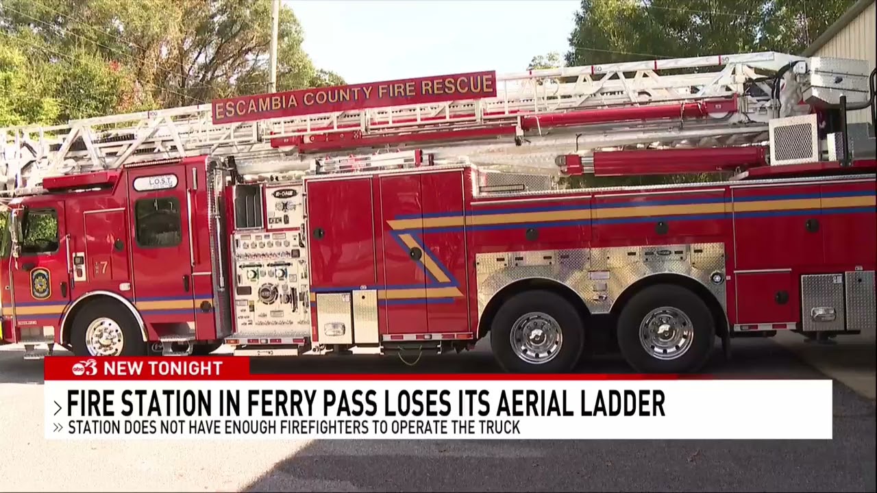 Ferry Pass Loses Ladder Truck - MELANIE LEVI WEAR-TV