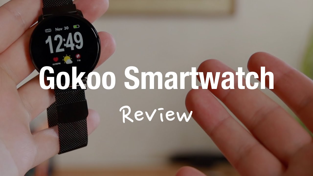 GOKOO Smartwatch Fitness Tracker & Waterproof Test (New Model 2019) - YouTube