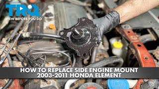 How to Replace Side Engine Mount 20032011 Honda Element
