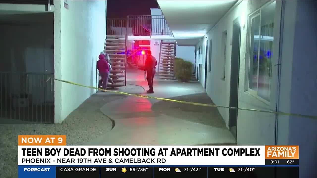 Teen boy dead after shooting at central Phoenix apartment complex - YouTube