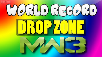 Worlds Fastest Drop Zone Gameplay! MW3 WORLD RECORD (Modern Warfare 3)