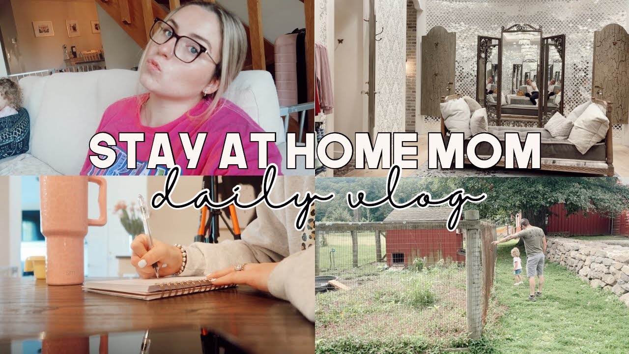 stay at home mom of a toddler vlog | motivation, family time & new hair