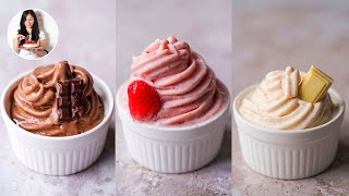 🍨 3 Helados Cremosos de Yogur -Sin azúcar- Facilísimos!! | Auxy