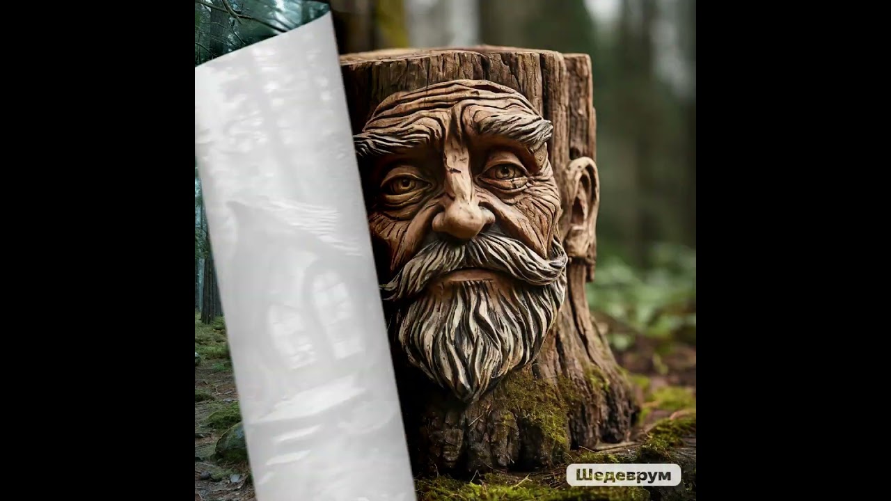 Резьба по дереву искусственного интеллекта 