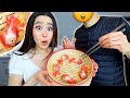 Couples Cooking Challenge | REALISTIC GOLDFISH DUMPLINGS *this was so difficult