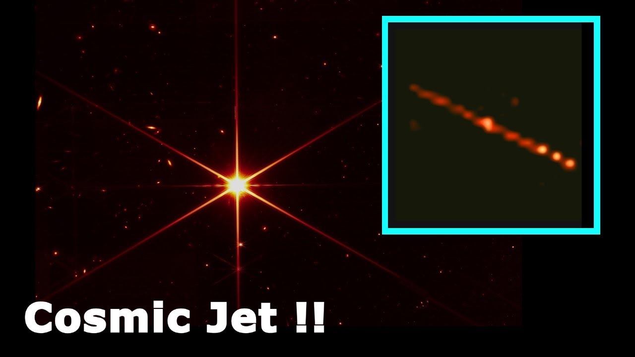 James Webb telescope capture Cosmic Jet of Black Hole Billion Light ...