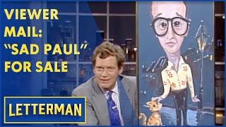 Viewer Mail: Why Does Paul Always Look Sad | Letterman