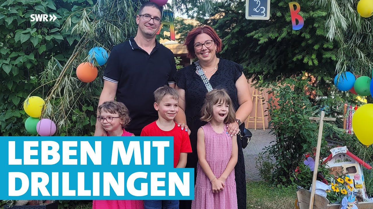 Familie mit Drillingen: Eine Herausforderung