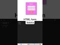 HTML Form Basics Explained | Input &amp; Submit | Code Skillzz