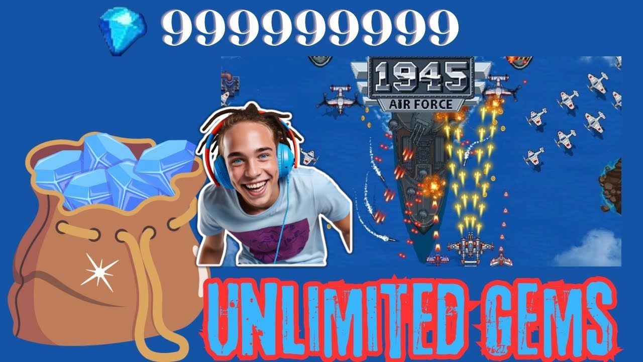 How to get unlimited gems in 1945 Air Force 2025! 