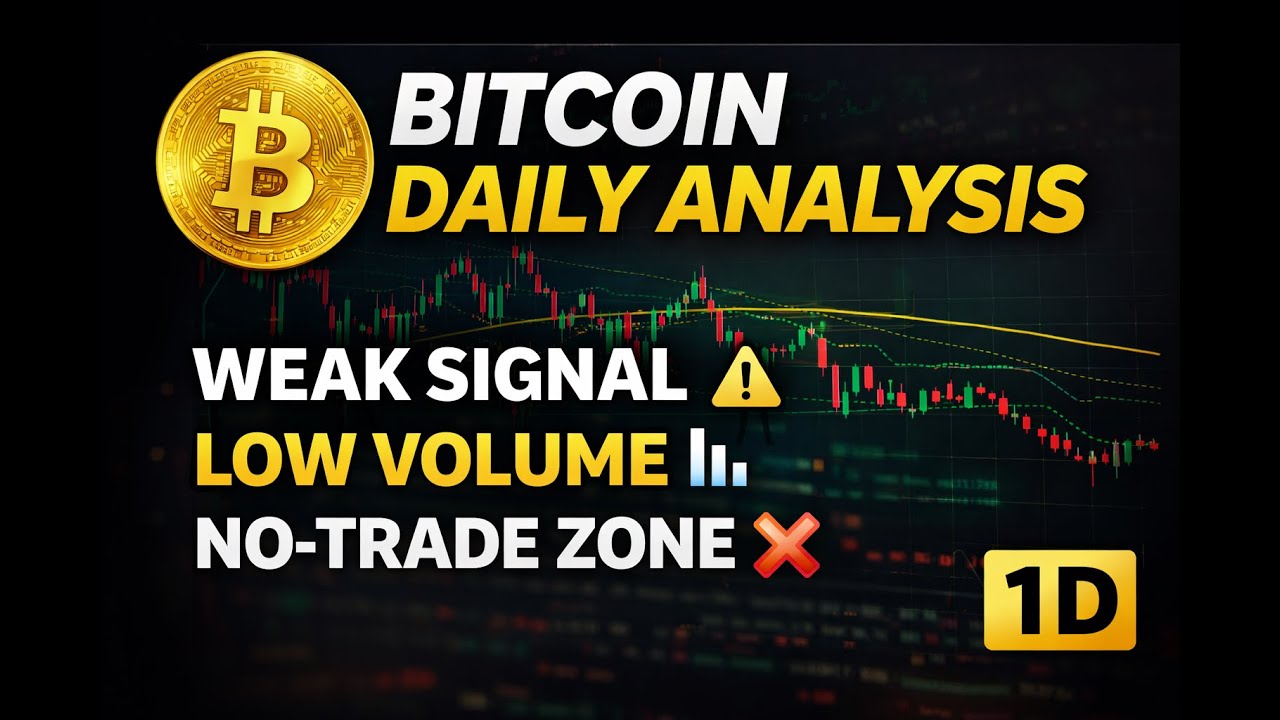 Bitcoin (BTC) 1D Analysis: Bearish Trend, Low Volume & Why Patience Matters Now 