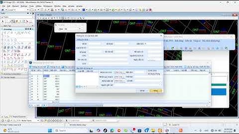 Môn học: Đồ án xây dựng cơ sở dữ liệu đất đai. Thực hành Phần 2 vẽ nhã thửa tự động bằng Gcadas.