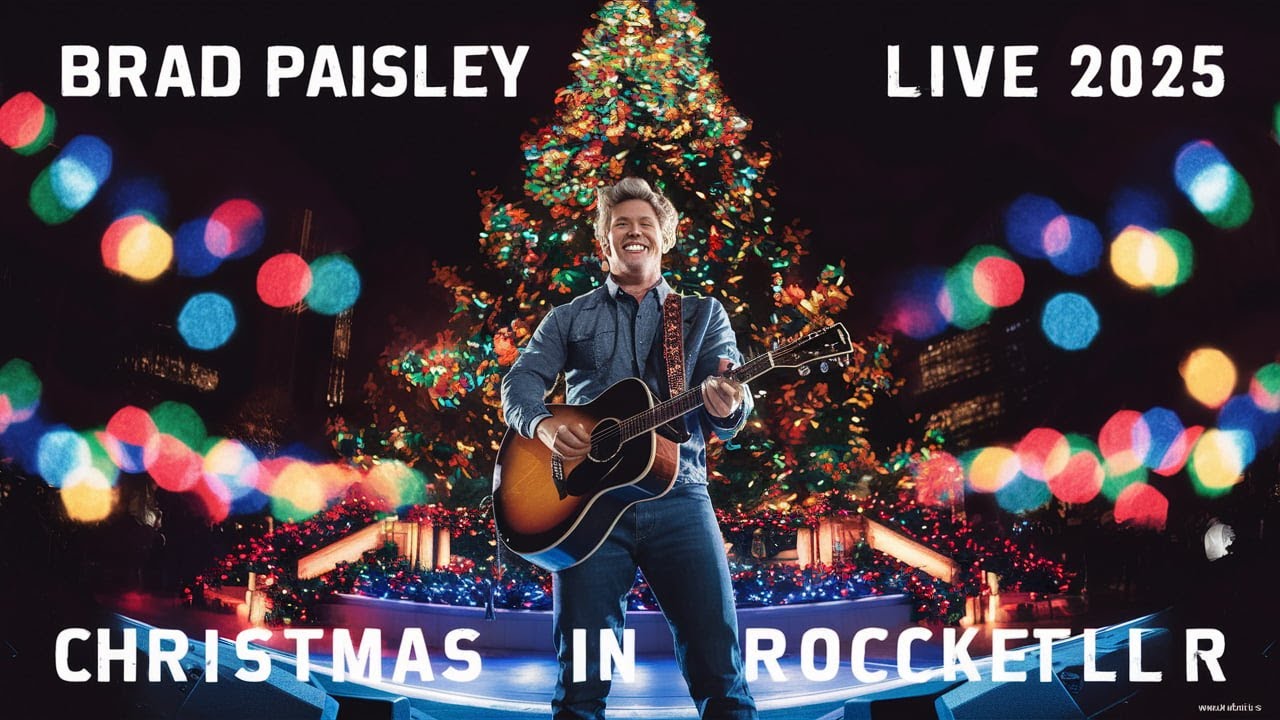 “Brad Paisley Live at Rockefeller Center 2025 🎄 Best Christmas Guitar Performance”