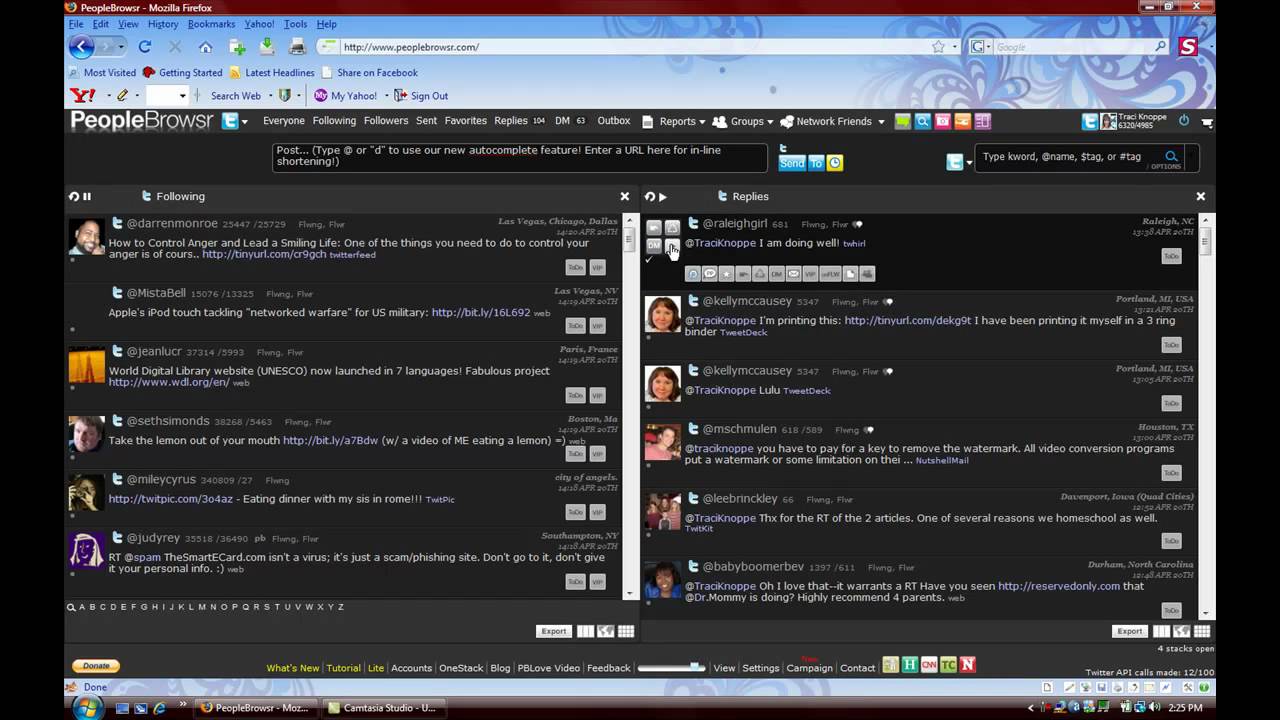 An Introduction into PeopleBrowsr.com